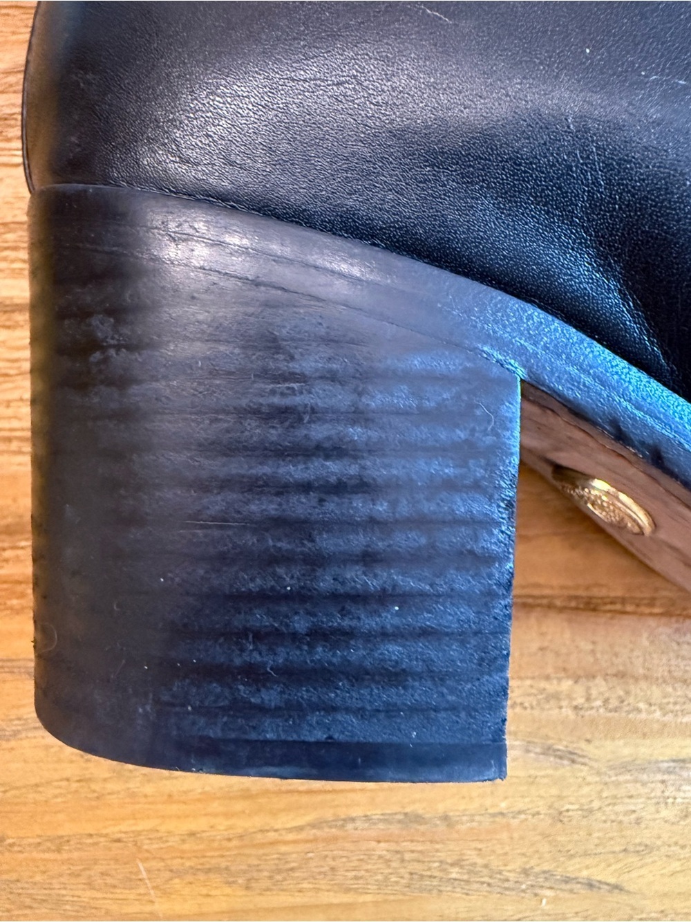 Veronica Beard Sohelia Black Leather Strap Ankle Boots Bootie - Picture 9 of 12
